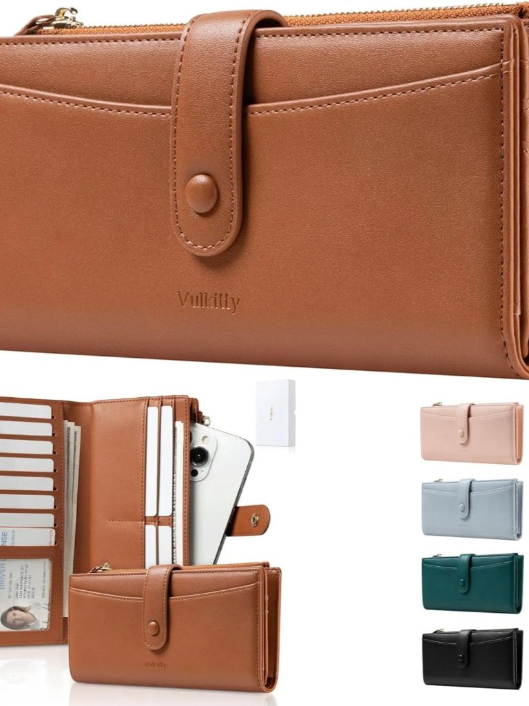 Ultra Slim Thin Leather Wallets Womens Bifold Credit Card Women's Wallets Card C